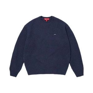 Свитера Supreme Small Box Waffle Sweater 'Navy'