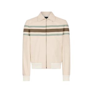 Кожаная блузка Preppy