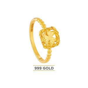 HABIB 999/24K Желтое золотое кольцо 9GR01010525