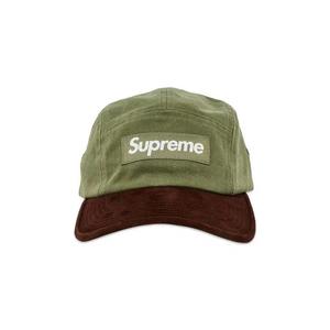 Кепки Supreme Suede Visor Camp Cap 'Light Olive'