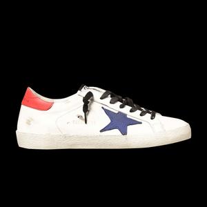 Кроссовки Golden Goose Superstar 'Белый блюетт красный'