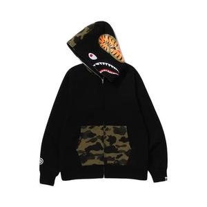 Молнии BAPE Shark Full Zip Hoodie «Black/Camo»