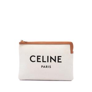 2019 Large Canvas Logo Pouch клатч