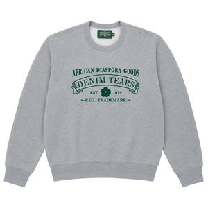 Свитшоты Denim Tears ADG Crewneck 'Grey/Green'