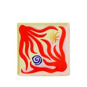 Поднос с графичным принтом (15 x 15 см)