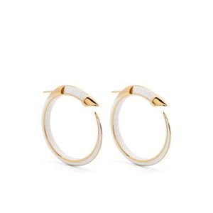 Серьги-кольца Sabre Solis из стерлингового серебра