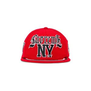 Кепка Snapbacks Supreme New York 6-Panel 'Красный'