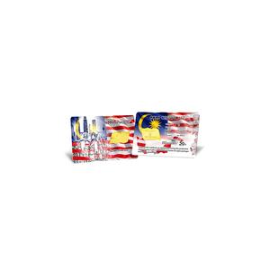 Золотой слиток 5G Gold Collection 999.9/24K Malaysia Flag (1 г)