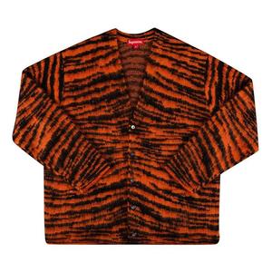 Кардиганы Supreme Brushed Mohair Cardigan 'Тигровая полоса'