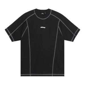Футболка с коротким рукавом Stussy Wave Short-Sleeve Crew 'Черный'