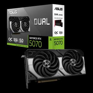 ASUS Dual GeForce RTX 5070 12GB OC видеокарта