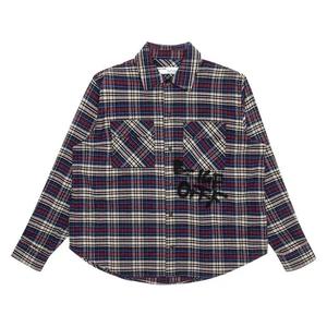 Фланелевая рубашка Flannels Off-White в клетку «Синий / Черный»