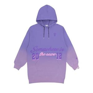 Платья AAPE Moonface Gradient Hoodie Dress 'Фиолетовый'