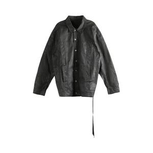 Пальто Rick Owens DRKSHDW Giacca In Denim Jumbo Worker Coat 'Black'
