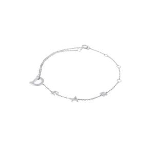 LITZ браслет с бриллиантами из белого золота 18K DB130