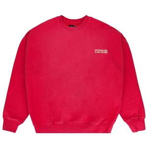 Свитеры PURPLE BRAND HWT Fleece Plate Crewneck Sweatshirt 'Red'