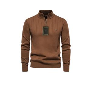 Свитер с воротником-стойкой Solid Color AX-Y830
