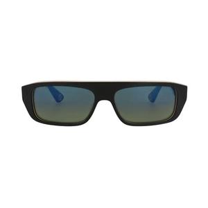 Солнцезащитные очки Gucci с квадратной оправой из переработанного ацетата 'Black/Blue'