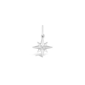 Diamondtalk 9K Белое Золото Подвеска-Снежинка Let It Snow Pdt00069-a01