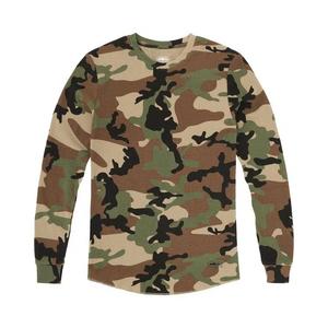 Футболки с длинным рукавом Corteiz Guerillaz Thermal Long-Sleeve Tee 'Woodland Camo'