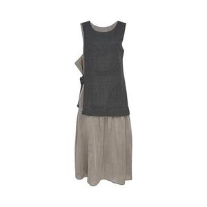 Платья Y's Ko-Combination Sleeveless Dress 'Black'