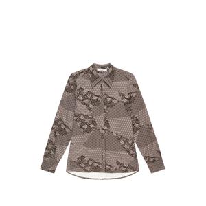 Рубашка Mosaic Kimono с геометрическим принтом