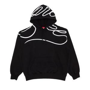 Худи Supreme Shoulder Script Hooded Sweatshirt 'Черный'