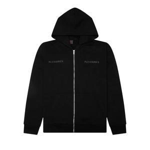 Худи на молнии Pleasures Spine Zip Hoodie 'Black'