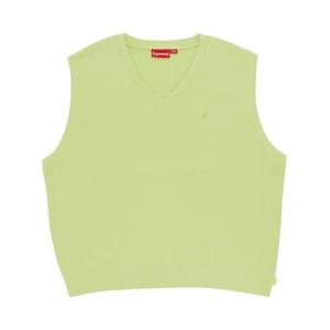 Жилеты Supreme Sweatshirt Vest 'Лаймовый'