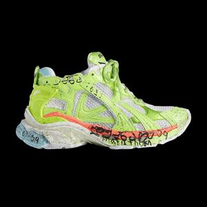 Кроссовки Balenciaga Runner 'Белый флуо желтый красный синий'
