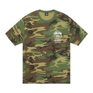 Топы Stussy x Our Legacy Work Shop Surfman Tee Pigment Dyed 'Camo'