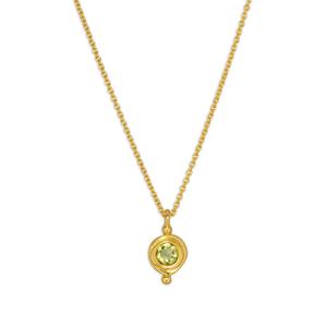 Колье August Peridot Birthstone