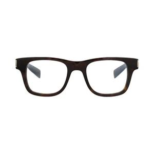 Очки Saint Laurent Square-Frame Recycled Acetate Optical Frames 'Havana/Transparent'