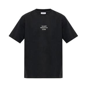 Футболка с коротким рукавом Vetements I Am Naked Under My Clothes Regular Fit 'Washed Black'