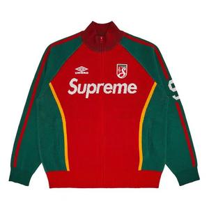 Свитера Supreme x Umbro Zip Up Sweater 'Red'