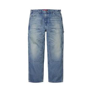 Брюки Supreme Worn Double Knee Painter Pant 'Denim'