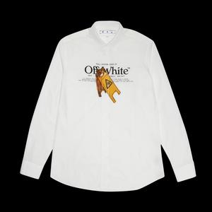 Рубашки на пуговицах Off-White Pascal Wet Floor Print Shirt «White/Yellow»