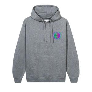 Толстовка на молнии Anti Social Social Club New World Boredom 'Gunmetal Heather'