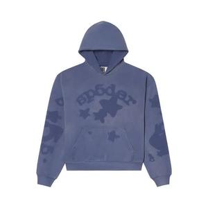 Худи Sp5der Applique Beluga Hoodie 'Steel Blue'
