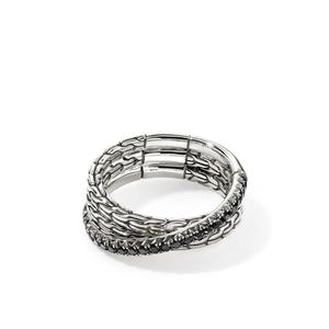 Серебряное кольцо JH Essential Crossover с сапфирами