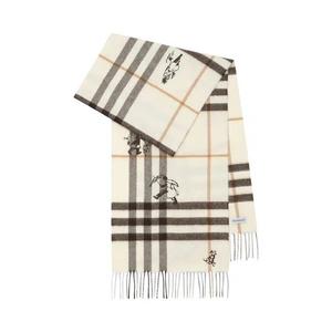 Burberry Mu 168x30 Giant Check P Scarves 'Галечный белый'