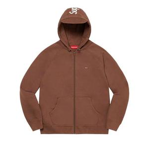 Толстовка Supreme Brim на молнии с капюшоном «Темно-коричневый»