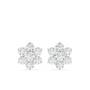 Серьги из белого золота