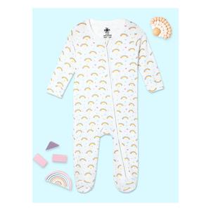The Mom Store Magic Bow Детский комбинезон на молнии - Белый