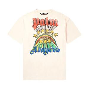 Футболки Palm Angels Rainbow Tee 'White/Multicolor'