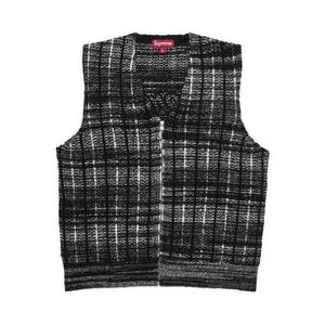 Свитера Supreme Speckled Zip Up Sweater Vest 'Чёрный'