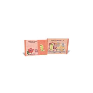 Золотой слиток 5G Gold Collection 999.9/24K серии Malaysian Ringgit (0,5 г)