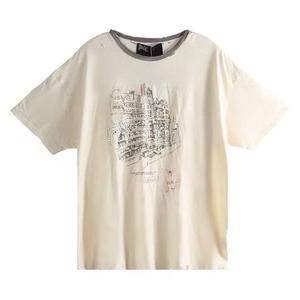 Футболки с коротким рукавом Paly Hollywood Chelseay Hotel Tee 'Vintage Cream'