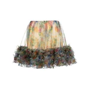 Юбка мини Blooming Summer с оборками
