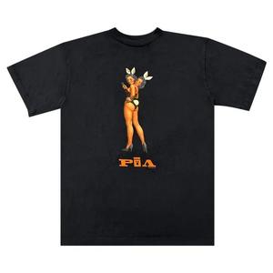 Футболки с коротким рукавом Cactus Jack by Travis Scott x Playboy Tee II 'Черный'